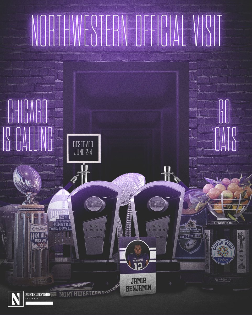 Let’s get it💜 #GoCats #SkyTeam <a href="/NUFBFamily/">Northwestern Football</a> <a href="/NUFBRecruiting/">NUFB Recruiting</a>