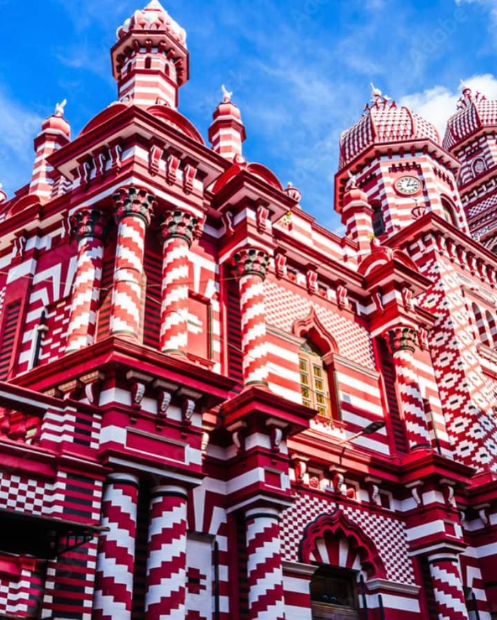 imranSa11984161's tweet photo. MOSQUE : Jami Ul-Alfar Mosque known as RED MOSQUE. One of the oldest mosque in Colombo. A must visit when u are in Sri Lanka! Mashallah! #G8 #RedMosque #JamiUlAfarMosque #PlaceOfVisit #Petta #Colombo #SriLanka https://t.co/JQBE1zJHLI