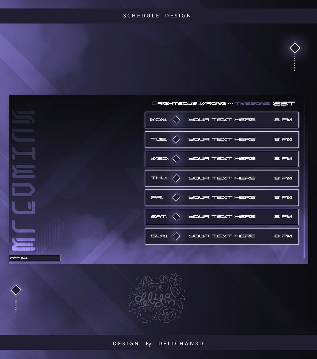 DeliciaRin_'s tweet image. • ˙ ✦ Stream Design for @righteous_wrong 
through #VGenComm ~

— Thank chu for the support 🤍
— Likes and RTs appreciated.       

———————— ♡ ————————    
「 #vtuber ･ #VTuberAssets 」