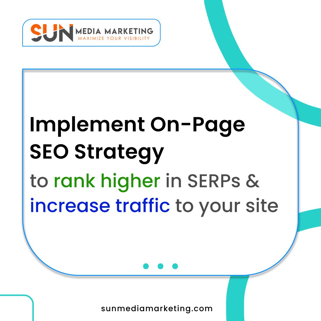 On-Page SEO is one of the best strategies to rank higher in SERPs for specific keywords, which will drive massive organic traffic to your site. Connect with us for On-Page SEO. Get your free quote & website audit report at bit.ly/31DXWls
#onpageseo #seoranking