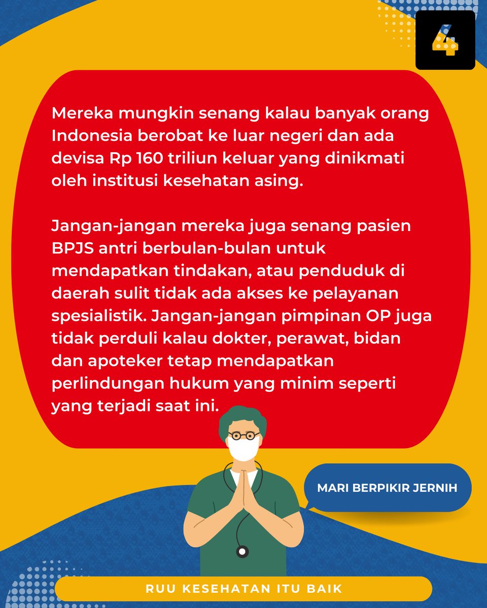 apiwsky's tweet photo. @PBIDI Yang pas kecil bercita2 pingin jadi dokter cung?Tapi pas gede,nyatanya ga sanggup buat bayar pendidikan dokter krn kepentok ekonomi:melalui RUU Kesehatan harapanny biaya lebih murah Kbanyakan yg nolak emang krn haus kekuasaan #RUUKesehatanituBaik #ManfaatRUUKesehatan @dokteradib https://t.co/qAmpxNL1b1