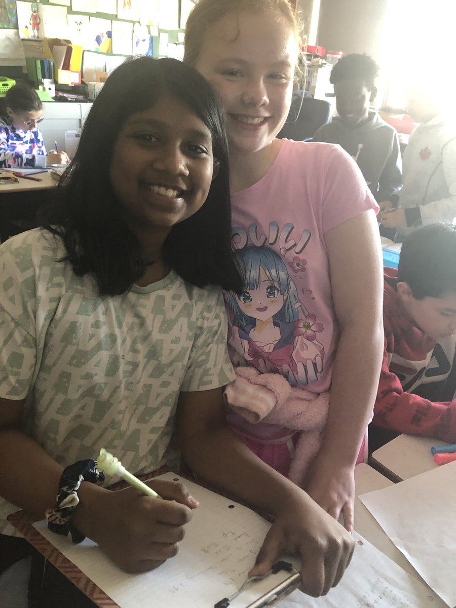 MsBall17's tweet photo. Today to help us practice our skills of adding and subtracting decimals, we created menus and got our classmates order! We determined the total cost, added tip, and calculated the change we had to give back. Some tips were VERY generous 💰💸🤑🍔🍕🍟🍜🥟🍪🍩 https://t.co/gbssb1CKSJ