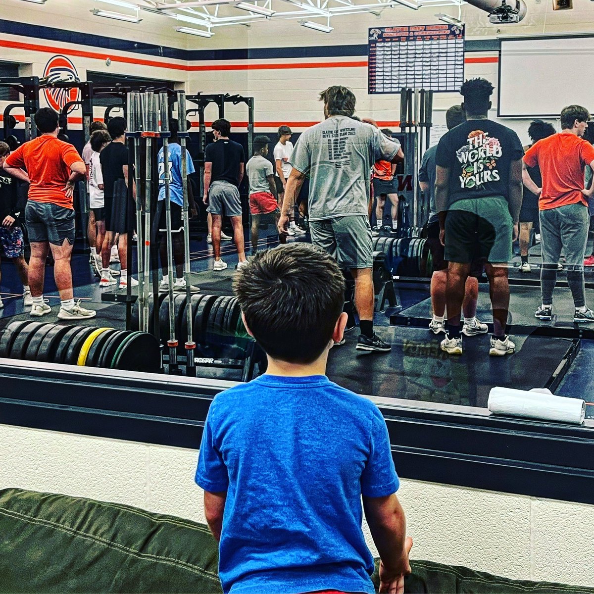 What we do today ! MAKE US BETTER FOR TOMORROW… and what they see shapes them to be future Hawks !  <a href="/oehawksfootball/">Olathe East Football</a> … 2023 FINISH!!!!