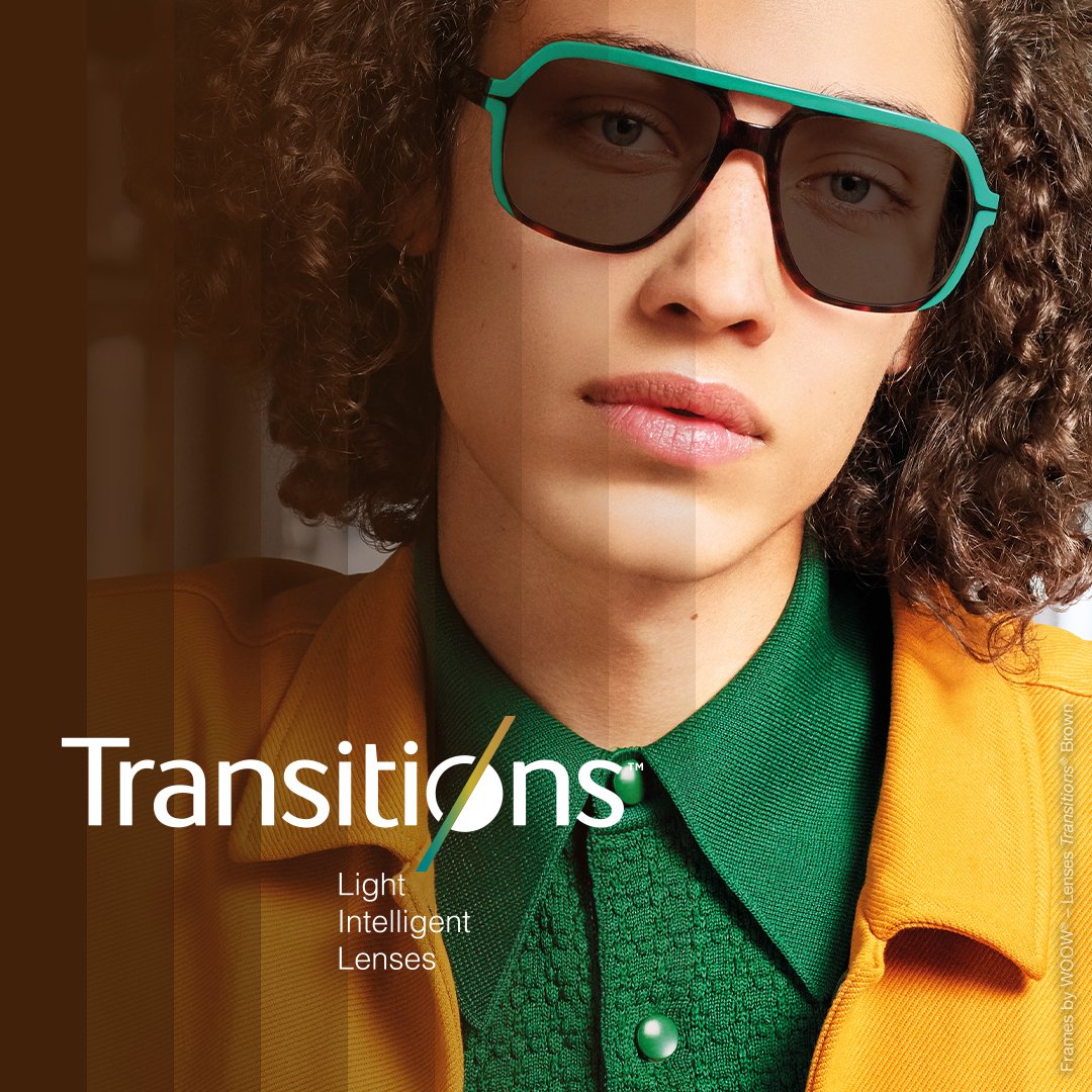 opticiansdirect's tweet photo. Those bright sunny days are beautiful but the strong UV rays from the sun can harm your eyes.
Be sure to protect your eye health and vision with Transitions® Light Intelligent Lenses™ which will seamlessly adapt to changing light situations. https://t.co/bHbmNYW2XB