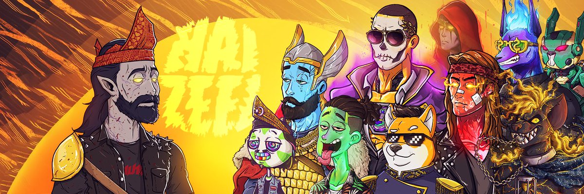 My new banner features some of the projects that I am involved with😍

from left:
@SoDeadNFT is always my forever home.

@Candies_NFT @BroHallaNFT @The_Kronic_King @VendXNFT @RealLabsNFT @/aCult @DopeGrowersNFT @Xolos_NFT @oogyNFT 1/1 & @BunnyBytesNFT 1/1  

#NFTArtist #NewBanner