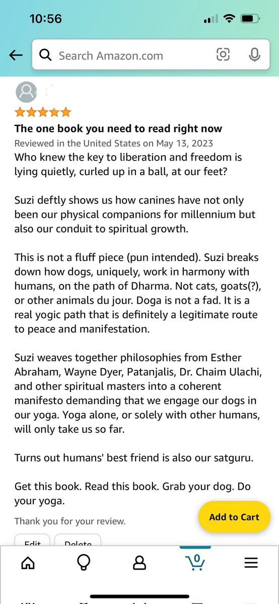 DogaSuzi's tweet photo. @DeepakChopra Deepak, I'd love to talk to you about my new book!
The Paw of Attraction: The Secret Behind Dogs and Doga. 
Love
Suzi Teitelman https://t.co/NWt3kkkwA8