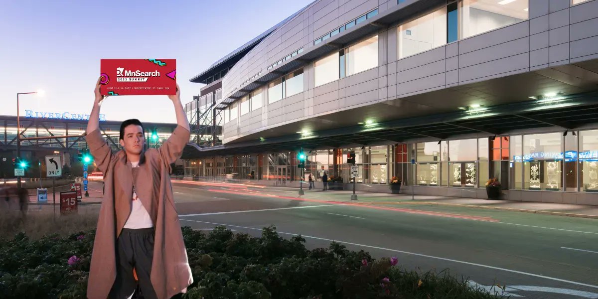 "She gave me a pen. I gave her a #MnSearchSummit ticket, she gave me a pen." 

Meet new people, make new friends, and reconnect with old ones! bit.ly/3G5hEgW