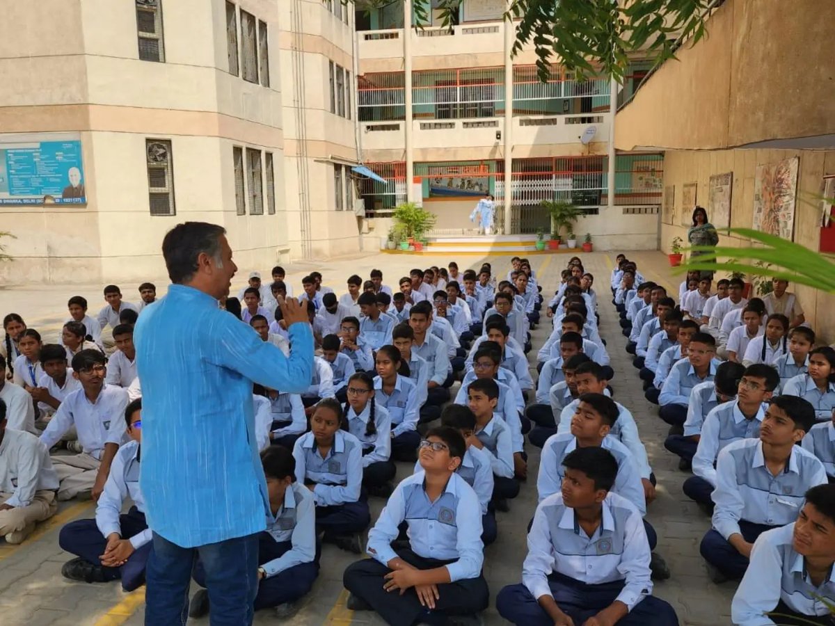 givemetrees's tweet photo. Nature education and awareness session for the children of Rajkiya Pratibha Vikas Vidyalaya in Dwarka, #Delhi
It is imp to make children environmentally conscious at an early age.
#educatingchildren #nature #education #environmentalawareness #environmentaleducation https://t.co/VczWIyb8ig
