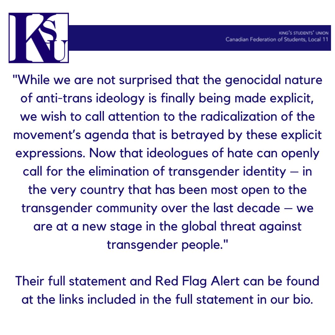 King’s Students’ Union tweet media