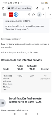 abelardoFPE's tweet photo. Si bien es cierto que ayudo desde enero a Jaime a superar el grado de Ciberseguridad y que no ha superado algunos exámenes, la tendencia desde que está conmigo es alcista. #meSientoOrgulloso 😍 https://t.co/BSgecOMZ9X