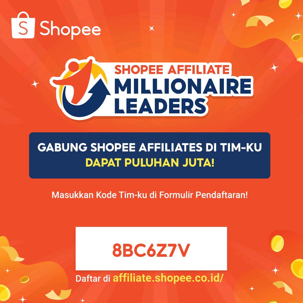 najehae_'s tweet photo. Yuk, gabung Shopee Affiliate Program di tim-ku buat dapat komisi PULUHAN JUTA!
Daftar Sekarang:https://t.co/vYYydPRWUy
Kode Tim:8BC6Z7V

#zonauang #zonajajan #racunshopee #affiliate https://t.co/I6mjWIlQNo
