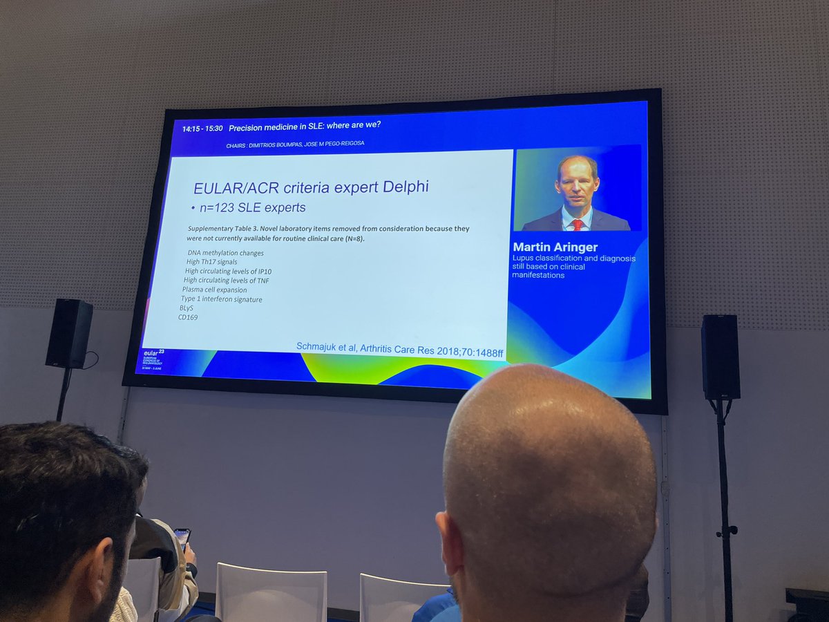 Currently our diseases like #lupus are still dependent on a clinical diagnosis but we know it can take years to meet these criteria = worse outcomes. We need access to #biomarkers testing to expedite the process! It makes a difference! #gowithus #EULAR2023