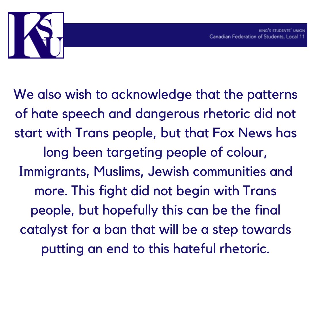 King’s Students’ Union tweet media