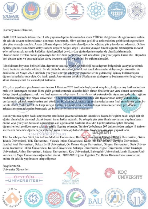 sln_yiit33's tweet photo. @bgyether @YuksekogretimK Finalleri online istiyoruz. #finalleronlineolsun @erolozvar https://t.co/CggFmsCp5Y