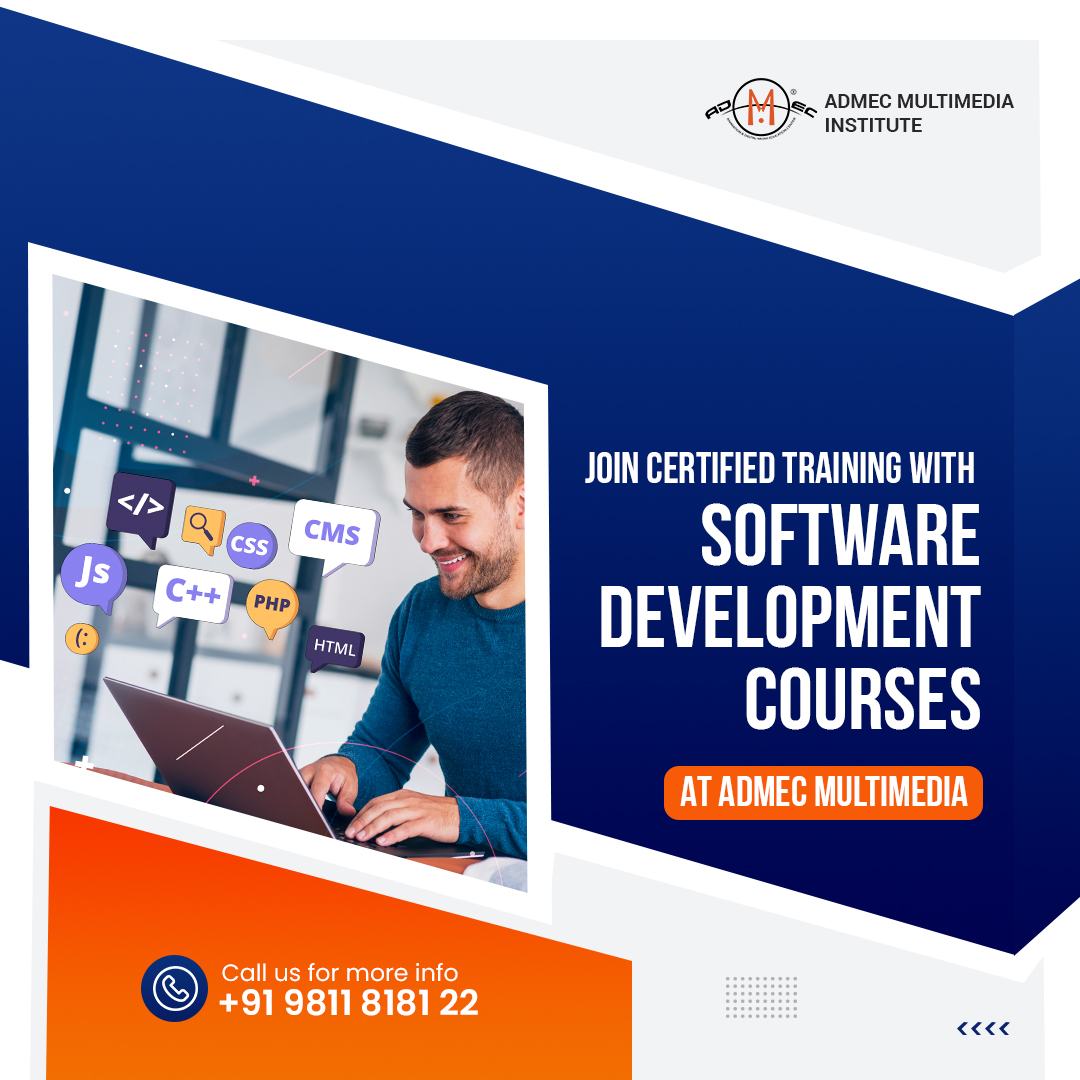 admecinstitute's tweet image. Unlock your potential in the world of software development with ADMEC&apos;s software development courses! 🚀 Our experts and placement record make us the perfect coding institute  

Check courses: shorturl.at/mGSUZ

#SoftwareDevelopment #softwaredevelopmentcourses #codding