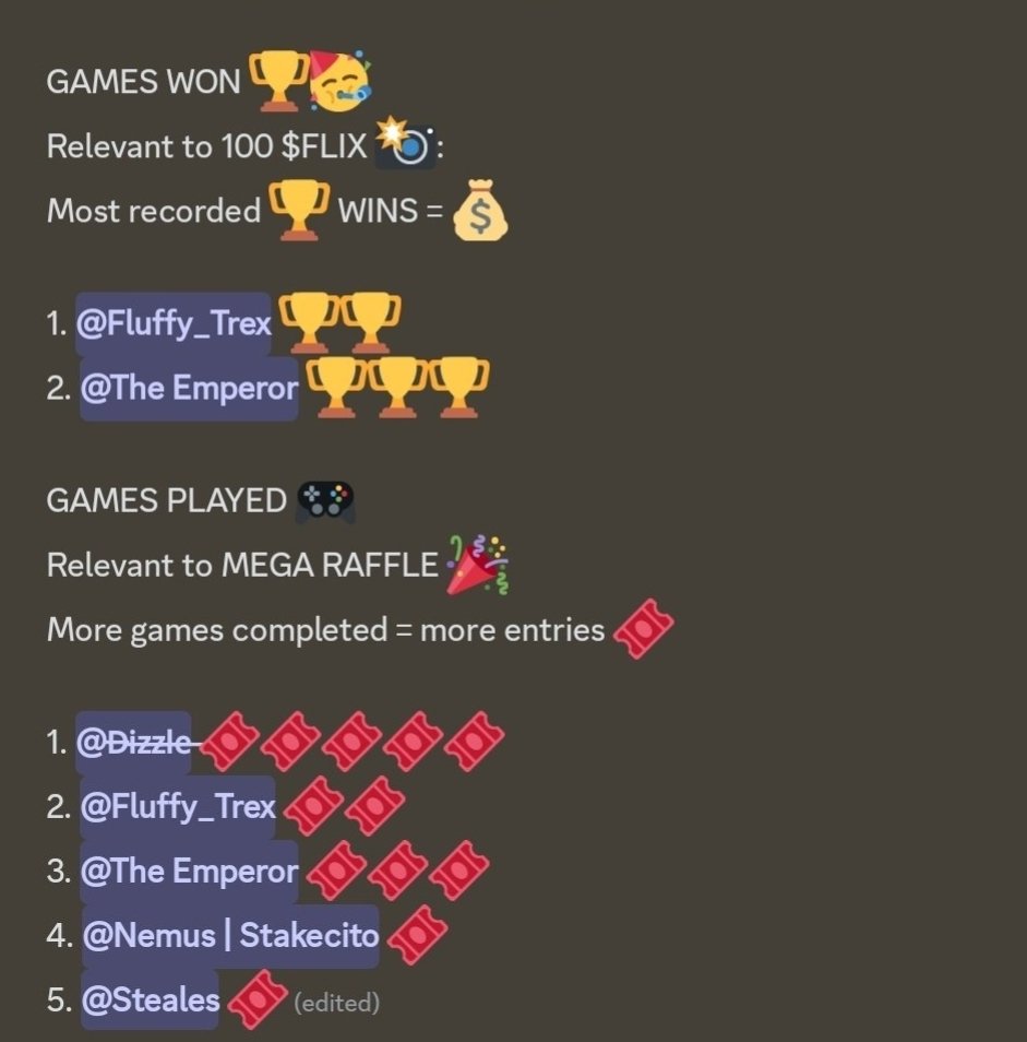 TangledNFTs's tweet photo. #LEARN2PLAY #IBCG MAY CAMPAIGN 2023
CURRENT TALLY - FINAL HRS REMAINING ๐จ
APPROX 12 HRS to secure WINS ๐ & PARTICIPATION tickets ๐
๐ Grab your @StreamSwap_io #IBCG Deck
๐ JOIN the Discord
๐ GAME ON & secure your claim to the #LEARN2PLAY PRIZES* ๐ฅณ
*1 prize per person. https://t.co/7kEig8dMQz
