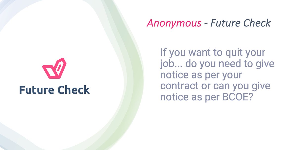 futurecheckme's tweet photo. "if I give two weeks notice they will be mad. If I don't give notice they will be mad. I don't want to work 1 calendar month notice I would rather take the time to recover before I start my new job.

share your suggestions in the comments.

#adviceneeded #careeradvice https://t.co/l9PPHocX2d