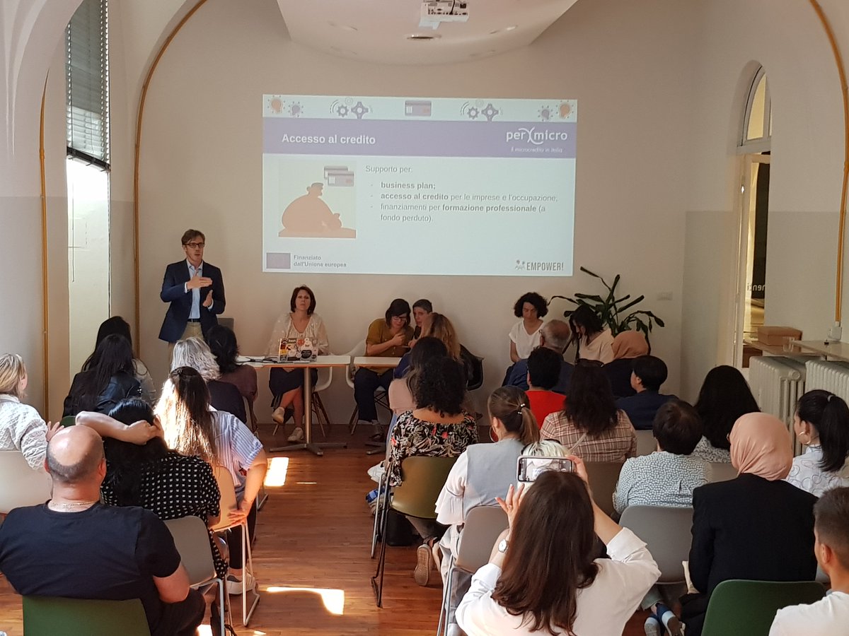 PerMicro_'s tweet photo. /// Kick off del progetto #EMPOWER! a #Torino ///
Il progetto supporta i cittadini #extraUE residenti a #Torino e provincia aiutandoli a diventare economicamente indipendenti.
Powered by @COEbanknews
#SocialProjects #extraEU #empowerment #socialprojects #financialinclusion https://t.co/WdaZ8hJySL