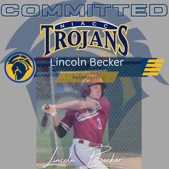 lincoln_becker5's tweet photo. I’m happy to announce that I will be continuing my baseball career at NIACC where I will be studying Ag Business. Thanks @JoshMerrill_7 for this opportunity. https://t.co/6KqjLlci5S
