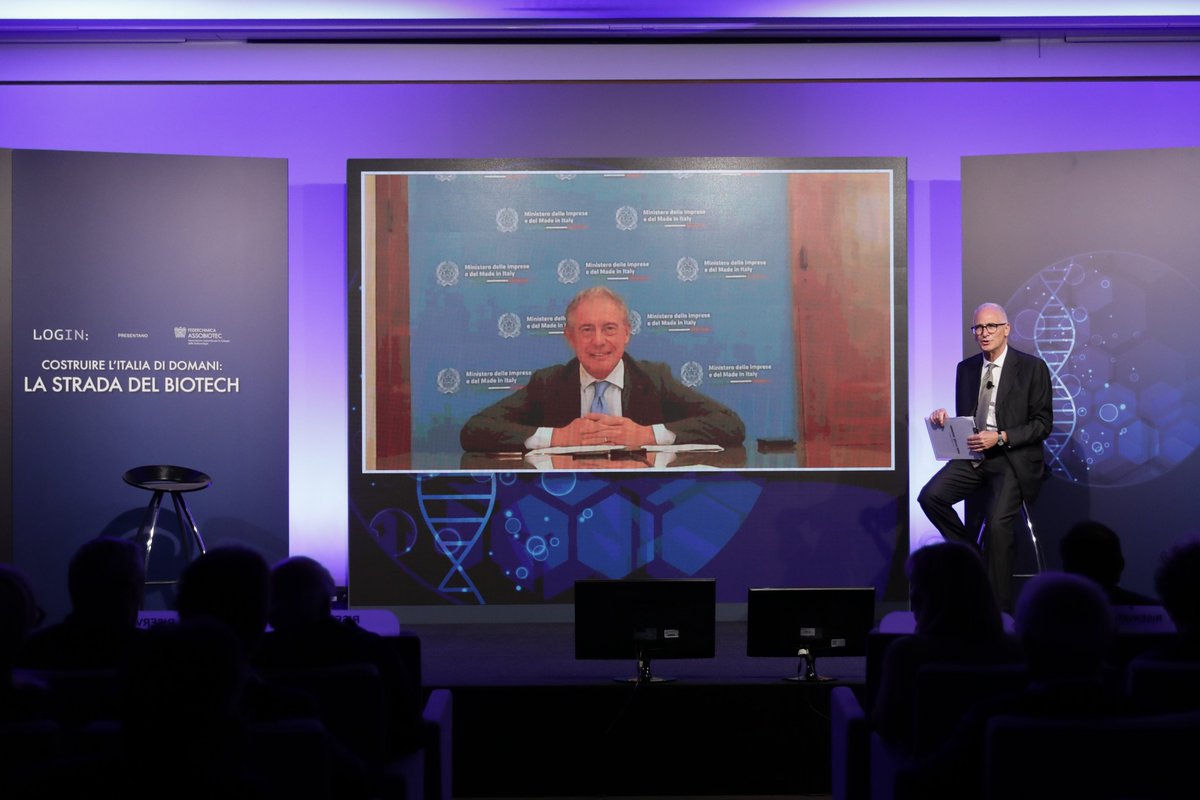 Anche in Italia un Piano Nazionale per le  #biotecnologie. Annuncio oggi da Ministro Urso <a href="/mimit_gov/">MIMIT</a>  a "Costruire l'Italia di domani: la strada del #biotech", organizzato con <a href="/Corriere/">Corriere della Sera</a>: al lavoro per Piano industriale per rendere l’Italia centro di eccellenza nelle biotecnologie