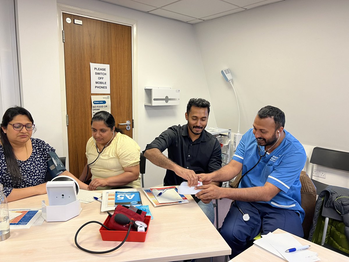 VicKEYxSs's tweet photo. Our first theory &amp; practical Clinical Observations session for unregistered staff @WWLNHS was a success. Well done to all the staff who attended #ProfessionalDevelopment #PPT @WWLPatientExp @WWLCareers @WWLCCOT @WWLCommunityS @JennySm59756084 @span5 @AvrilPlatt @cheesmanamanda1 https://t.co/4kfdGrIpAV