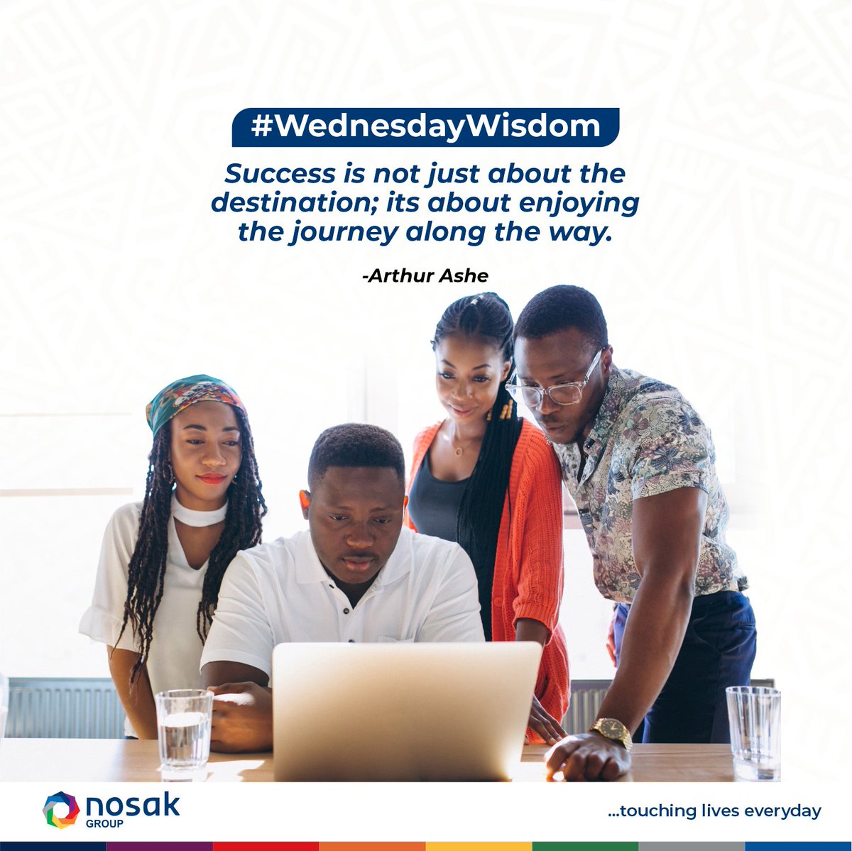 How do you find joy and fulfillment in your journey towards success?
Let us hear from you in the comments section.

#nosakgroup #industrybest #touchinglives #wednesdaywisdom #passion #motivation #inspiration #successjourney