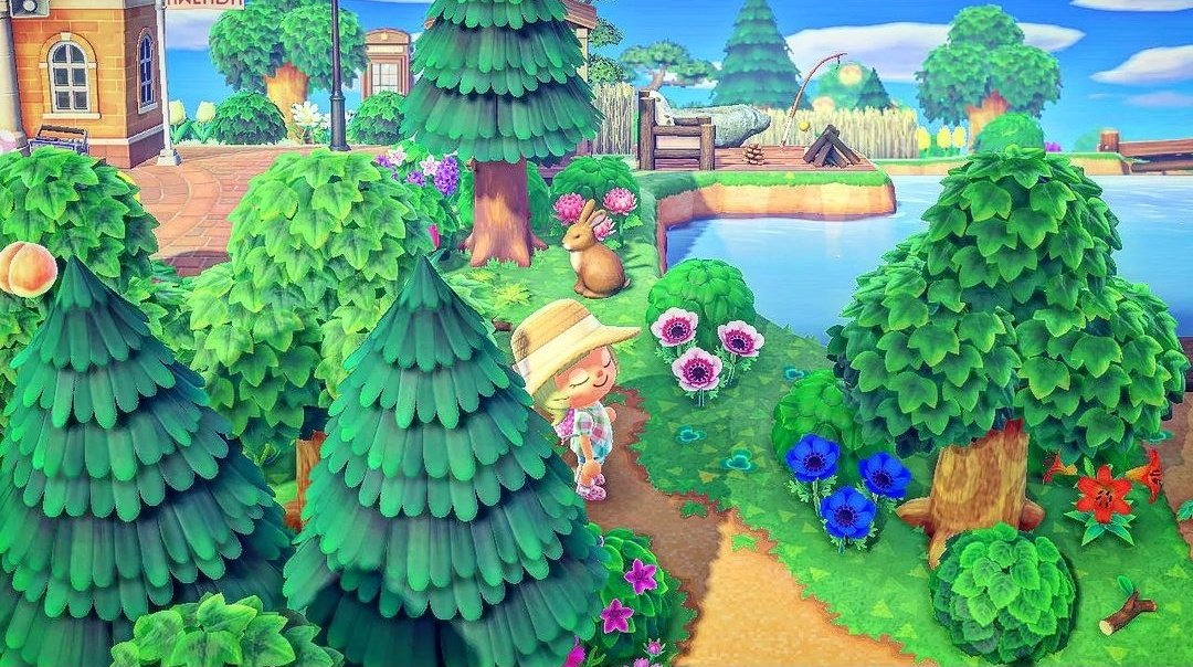 crossingcutiie's tweet photo. Hiking trail right off of resident services 🌲🤎

#ACNH #AnimalCrossing #AnimalCrossingNewHorizons #NintendoSwitch https://t.co/bG8slrIUtI