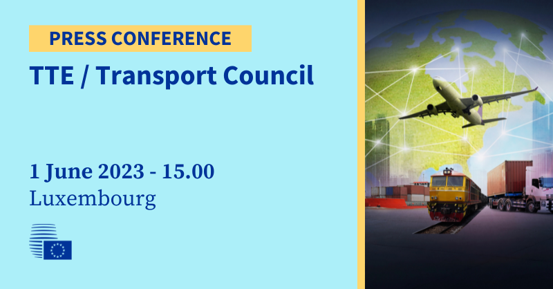 EUCouncilPress's tweet photo. ❗ 1 June – Transport, Telecommunications and Energy Council (Transport) #TTE
📝 Check the indicative programme and the instructions to register to ask questions at the press conference 👇
⏱️ Deadline for registration: Thursday 1 June 2023 at 14.00