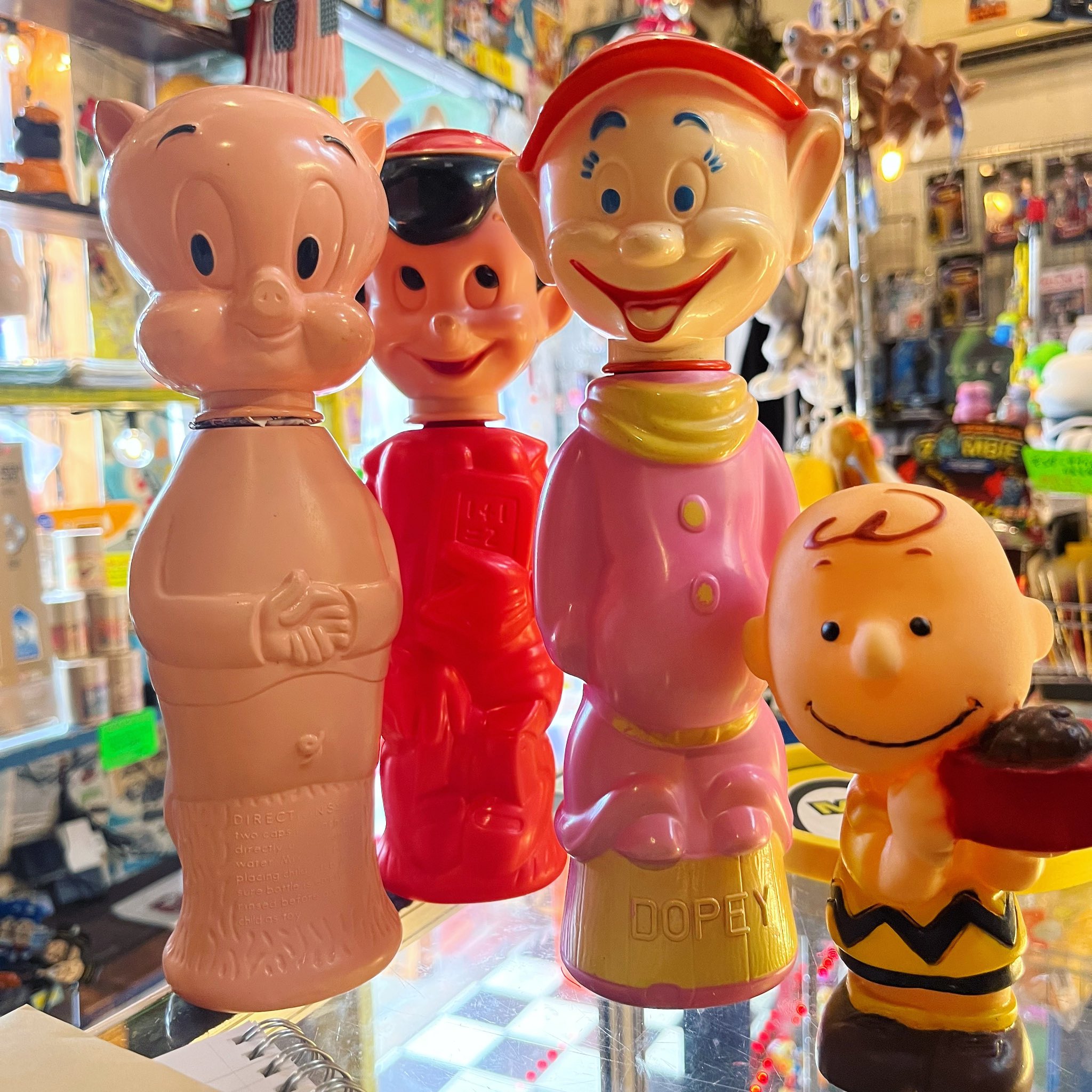 マイティーマウス アメリカン雑貨ビンテージ ソーキーボトル Mighty Mouse Soaky bottle / マイティマウスソーキーボトル 60年代