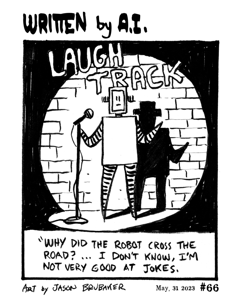 The first daily comic written by #ai

🤖Episode #66 of 100

✅Collectible edition of this episode: Coming soon...

Art by human, <a href="/Jason_Brubaker/">Jason Brubaker</a>
Produced by <a href="/MacroverseHQ/">macroverseHQ⚡️</a>