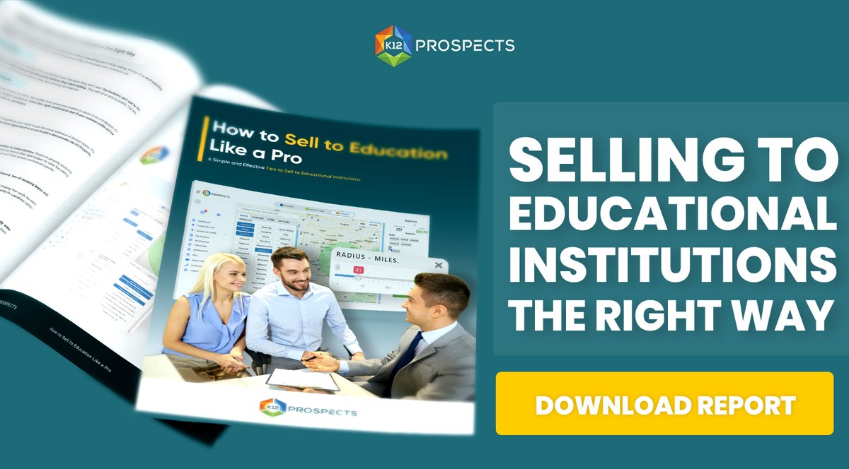 K12Prospects's tweet photo. Are you a K12 marketer looking to sell your products to educational institutions like a pro? Then you must read this. https://t.co/8HqjOjOl8g
#marketing #marketingdigital #edtechchats https://t.co/ST11Rv1dk2