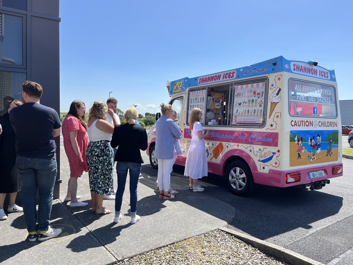 TTMGroup's tweet photo. This afternoon, under the glorious sunshine, we were absolutely thrilled to treat our #ttmTribe to some well-deserved, delicious ice cream at our Ennis HQ🍦
Find out more about joining our #ttmTribe:
➡️Ireland: https://t.co/TsfRL9LARx
➡️UK: https://t.co/wisvWAEMD9 https://t.co/zJHVTUfW9O