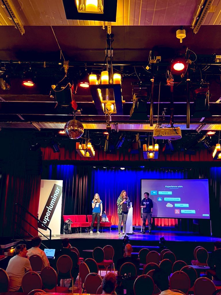 👩🏽‍💻🧑🏼‍💻👩🏻‍💻 „Cloudify your Frontend“ started! Anne, Verena and Janosch guide you through our #fullstack with #serverless hands-on workshop. Have fun learning 🥳 #tchh23