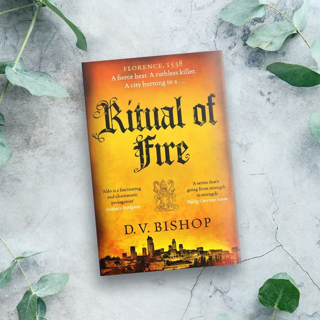 🔥 Out tomorrow! 🔥 

Ceremonial murder has returned to Florence. Only two men can end the destruction. Discover the latest instalment to the bestselling #CesareAldo series from @davidbishop, set in Renaissance Italy. 

Get your copy of #RitualOfFire now.
buff.ly/3N0rCDY