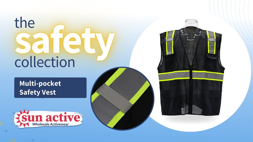 Safety first, but why not do it in style? Stay visible in our multi-pocket vest! 🌟👷‍♂️ #SafetyInStyle

#SunActiveBrand #WholesaleApparel #SafetyFirst #HighVisibility #Activewear #WorkSafety #SafetyGear #SafetyClothing #SafetyClothes #Safetysolutions #HighVisWorkwear #ShopDTLA