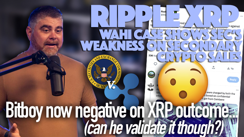 Working Money ๐ฐ (@workingmoneych) on Twitter photo Ben, what has changed? ๐ค (Something that HAS recently been observed in Wahi could speak to the <a href="/SECGov/">U.S. Securities and Exchange Commission</a> losing on secondary sales though!) ๐
#XRPcommunity #Ripple #XRP
๐บ WATCH: youtu.be/g3SXTNaOacs Ben, what has changed? ๐ค (Something that HAS recently been observed in Wahi could speak to the <a href="/SECGov/">U.S. Securities and Exchange Commission</a> losing on secondary sales though!) ๐
#XRPcommunity #Ripple #XRP
๐บ WATCH: youtu.be/g3SXTNaOacs
