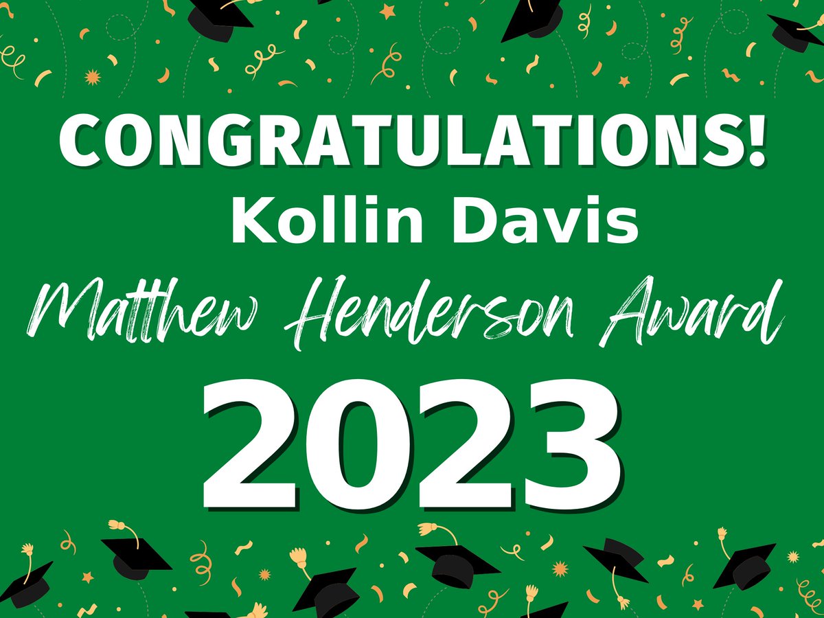 Congratulations Kollin on your outstanding citizenship!