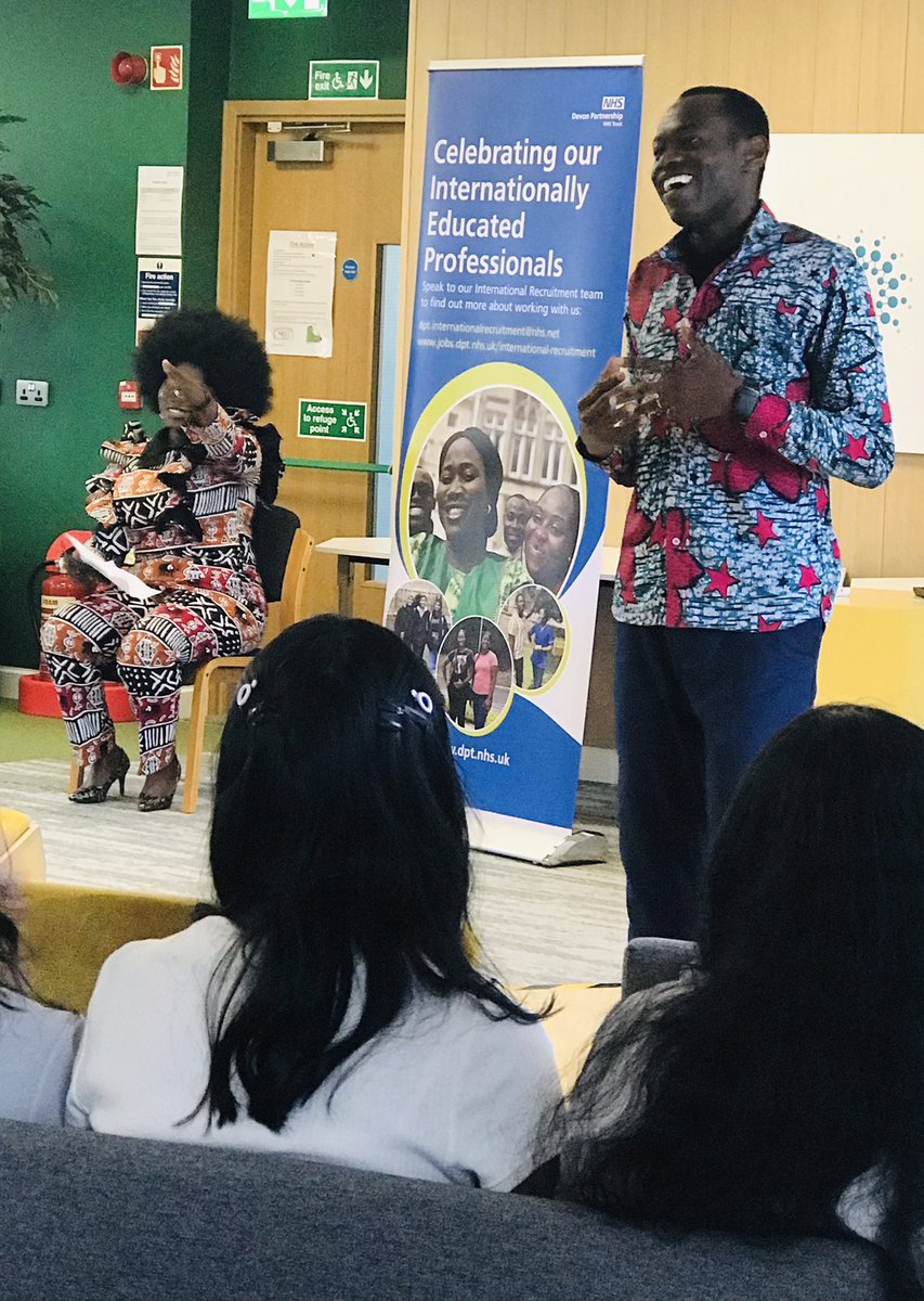DPT_Jobs's tweet photo. Wonderful celebration with our Internationally Educated Professionals today! We are so proud to welcome you to @DPT_NHS. @ElizabethOkeso2 @finola_ellis @DPT_ChiefExec @ChrisBurford12 @jhobzi_hobbs @sallyturner_ #nhscareers #JoinDPT #stayandthrive @NHSSW @NHSDevon @DevonAllianceUK https://t.co/tKRDDWewTm