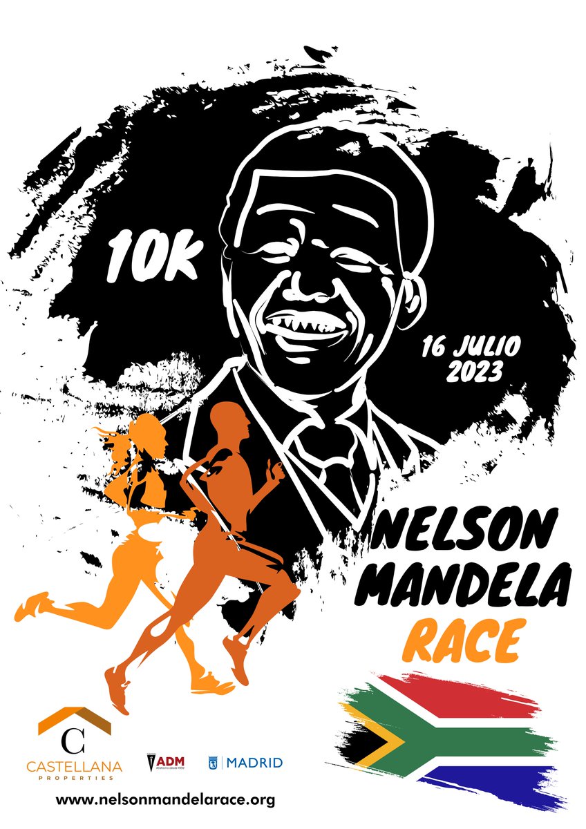 MandelaRaceMAD's tweet photo. Vuelve la 🏃‍♀️ Nelson Mandela Race 🏃 el 16 de julio. 

👉 Inscripciones a partir del 1 DE JUNIO.

ℹ️ Toda la info en https://t.co/5N9aOfc8CO https://t.co/ll4kfpQ4P1