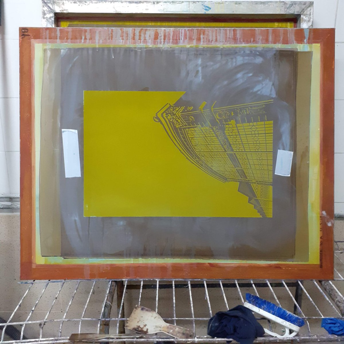 typicalvalencia's tweet image. Quedan muy poquitos ejemplares de nuestra serígrafía TINGLADO Nº2
os enseño algunas fotos del proceso que fué tan bonito....
Serigrafía 50x70 2 tintas
Ilustración Virginia Lorente
#screenprinted #valenciailustrada #virginialorente