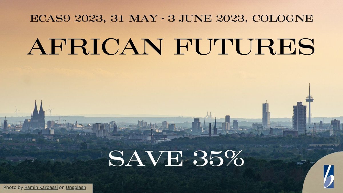 berghahnbooks's tweet photo. It’s the first day of the European Conference on African Studies in Cologne! We’ve created a special page that offers 35% off our African studies latest titles across ALL formats. Visit
https://t.co/YWU1notefx and share with friends! #AfricanFutures #ECAS23 https://t.co/uEZuoaLcSv