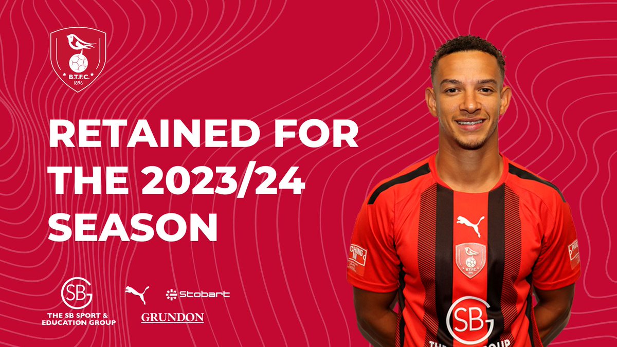 Ashley Lodge, RETAINED FOR THE 2023/24 SEASON!  

To Sponsor LODGE for the 2023/24 season contact louie@thesbgroup.co.uk for Package details. 

#TOGETHERBTFC #COYR #OneClub