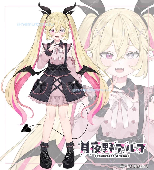 お知らせ  この度、株式会社Pictoria様 「AI CAST」所属新人AITuber『月夜野アルマ』さんのお仕立てを担当させていただきました( ̳- ·̫ - ̳ˆ )◞  見た目から溢れ出るクソガk... 今後の活動が楽しみです ツリーにリンク貼ってありますので、チェック&フォローよろしくお願いします