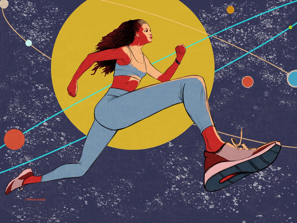 DirIllustration's tweet photo. "To enjoy the glow of good health, you must exercise." ~ Gene Tunney
Inspiring illustration by Paul Tong. Explore more of his portfolio: https://t.co/1oileeZoVk
#LeadwithWellness #wellness #health #exercise #fitness #illustration #conceptualart #graphicarts #texture #running https://t.co/bdW59BPqVg