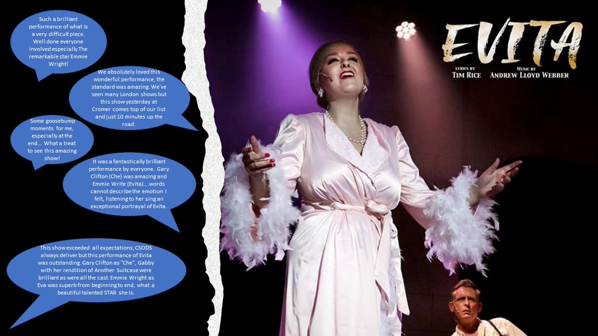 The reviews are rolling in daily. Don't miss out! cromer.ticketsolve.com/ticketbooth/sh…