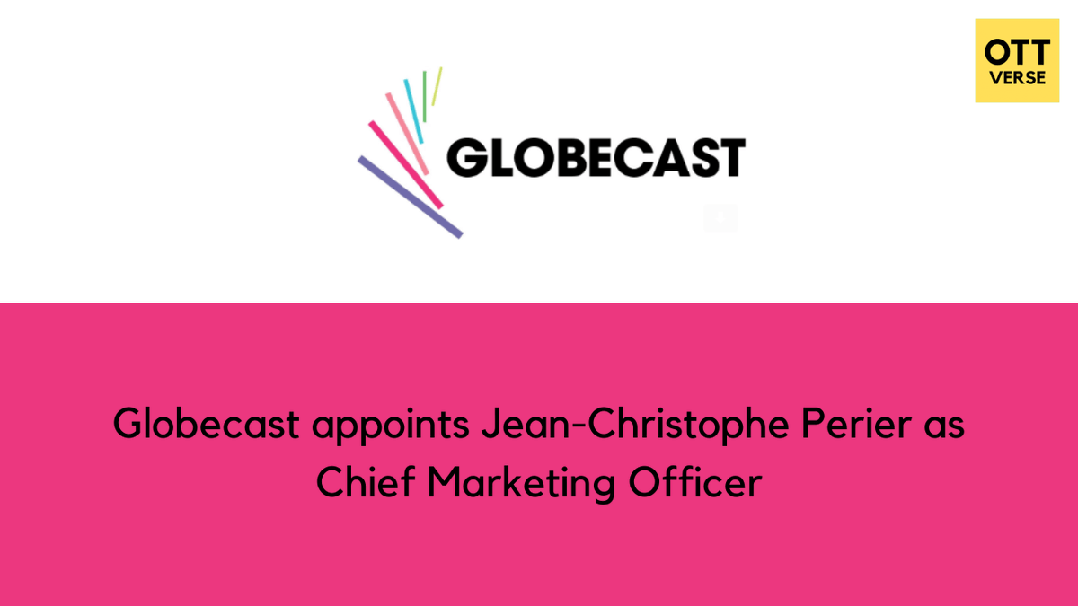 @Globecast   is pleased to announce the appointment of Jean-Christophe Perier as Chief Marketing Officer, effective immediately.

Read more : zurl.co/n8nY 

#ott #ottverse