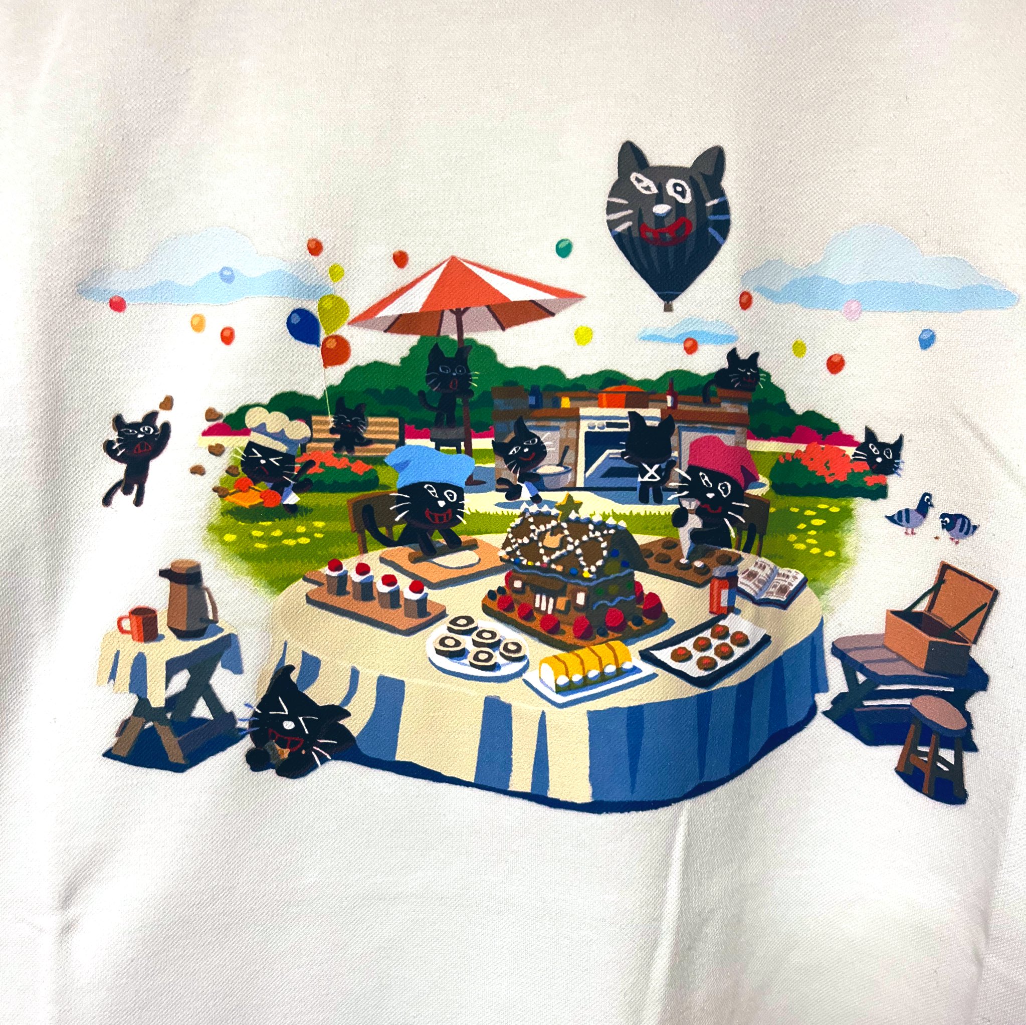 top4キヨ猫Tシャツ (キヨ猫パーティー) 黒 - その他