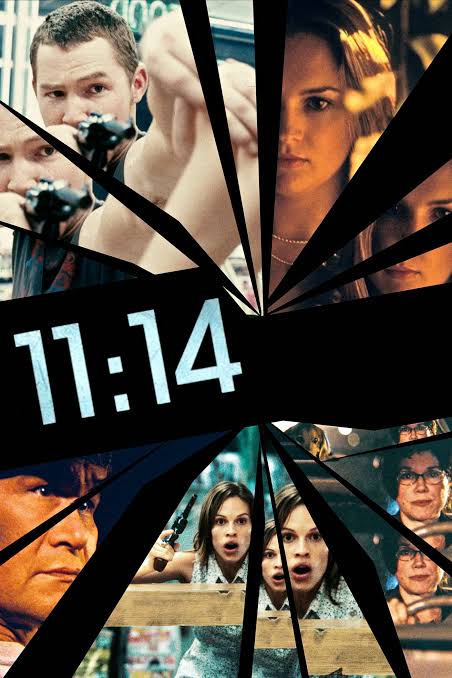 #DelightReview : #ElevenFourteen -11:14
#English -2003
#Genre -#Crime ,#Blackcomedy
#Runningtime -1hr26mins
#OTT -not available in India

( #HighlyRecommended )

Its a 2003 neo-noir black comedy thriller film written&directed by #GregMarcks (in his feature directorial debut)

1/4