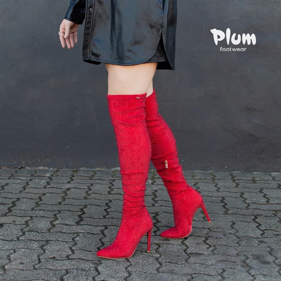 WelkomCentre's tweet photo. 😍Adding a bit of colour to your week.

🛒Shop these Plum boots with diamante detail @ Solo Shoes https://t.co/fW8QoHZ7bR