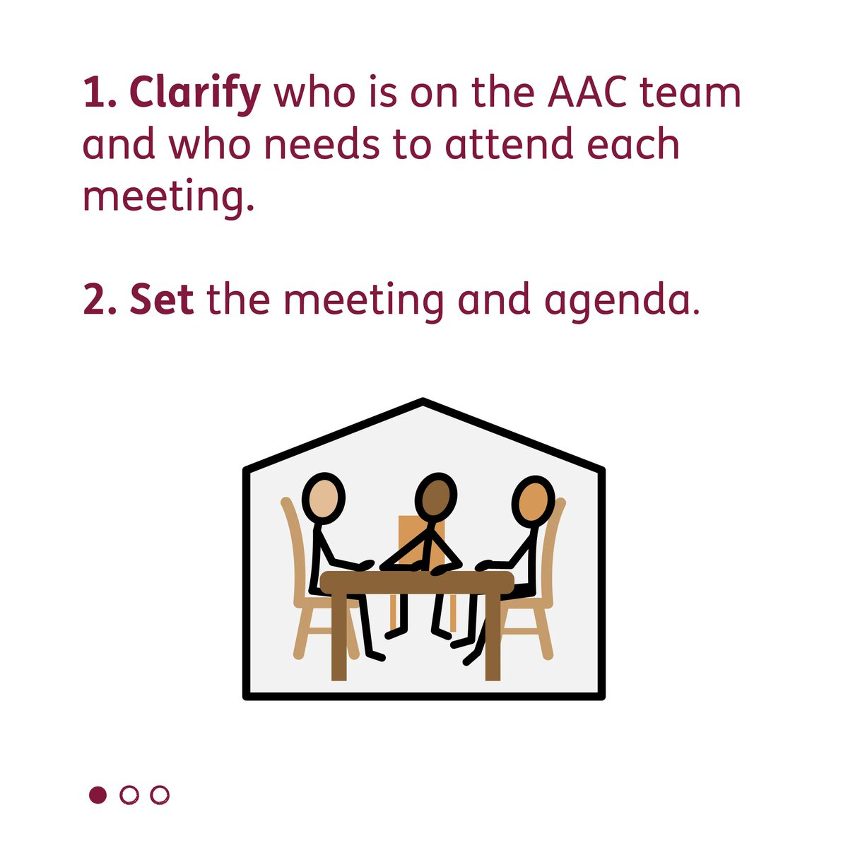 AssistiveWare's tweet photo. Does your AAC team want to build collaborative, problem-solving teams? Meet regularly. Here are seven tips to have successful AAC team meetings:
#AACTips #AACDreamTeam #SLP #AACFamily https://t.co/oqrUUPVSPI
